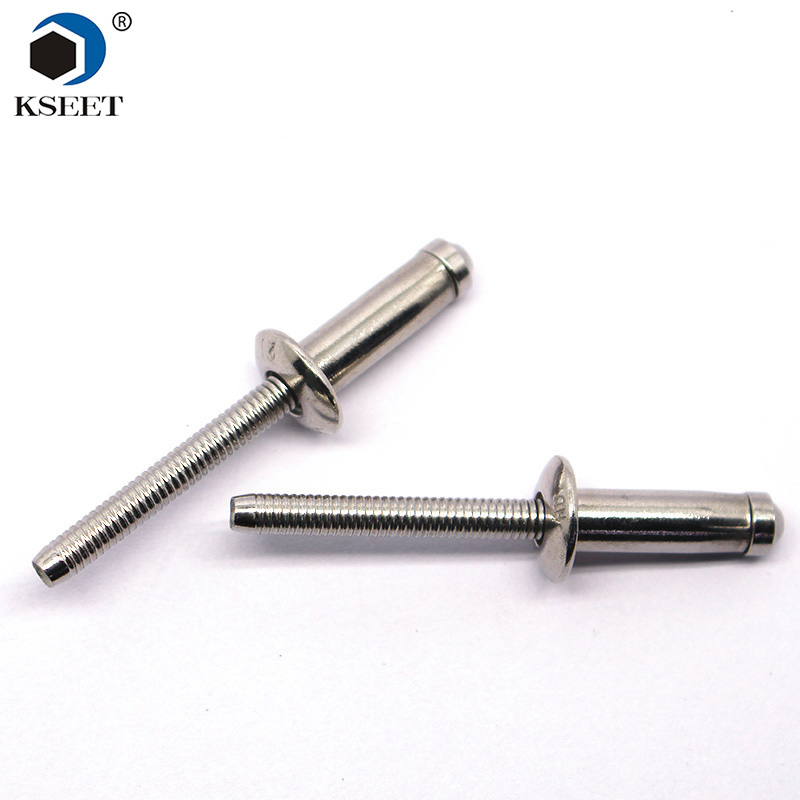 SS304 Structural Dome Head Zinc Plated Pop Rivets Rivet manufacturer