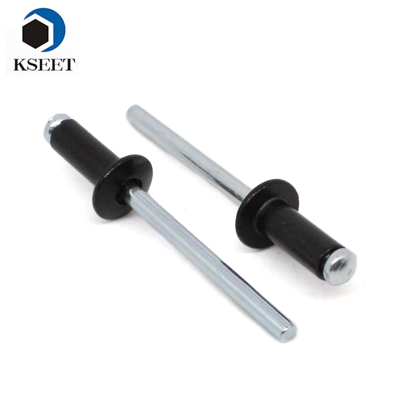 Aluminum steel mandrel black color Blind Rivets Rivet manufacturer