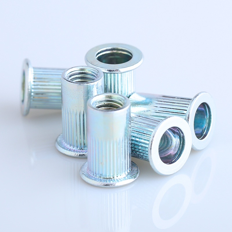 steel thread body rivnut flat head rivet nut Rivet manufacturerrivet factory