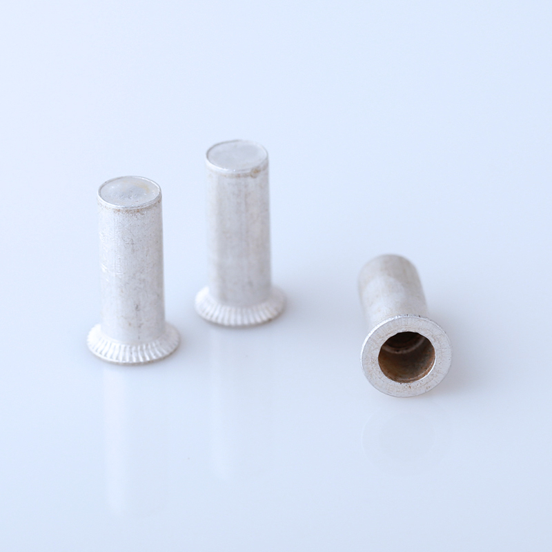 Aluminum flat head rivnut round body rivet nut - Rivet manufacturer ...