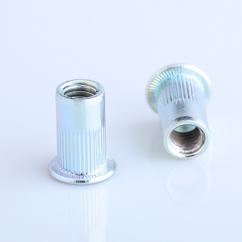 Threaded Flat Head Rivet steel thread body rivnut flat head rivet nut - Rivet manufacturer-rivet ...