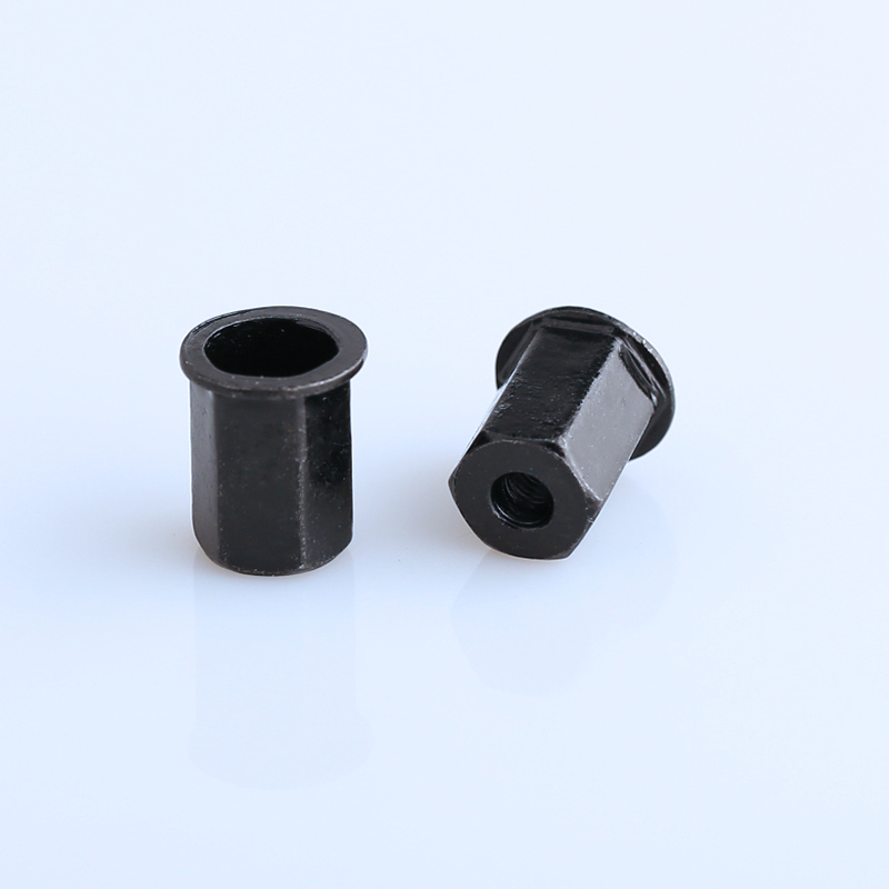 Black steel open head rivnut hex rivet nut Rivet manufacturerrivet