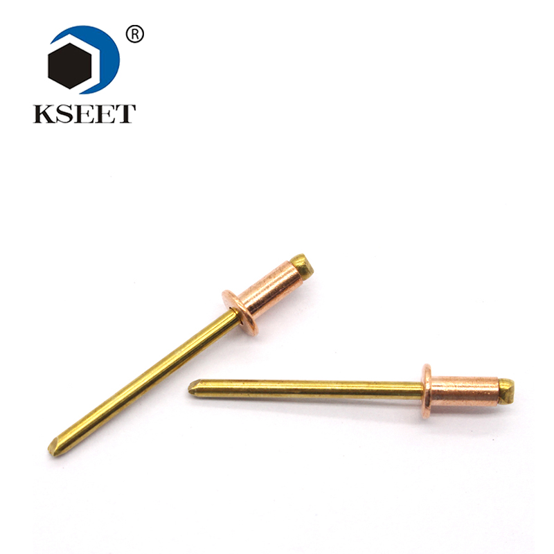 blind fastening open end copper aircraft rivet types blind rivets ...
